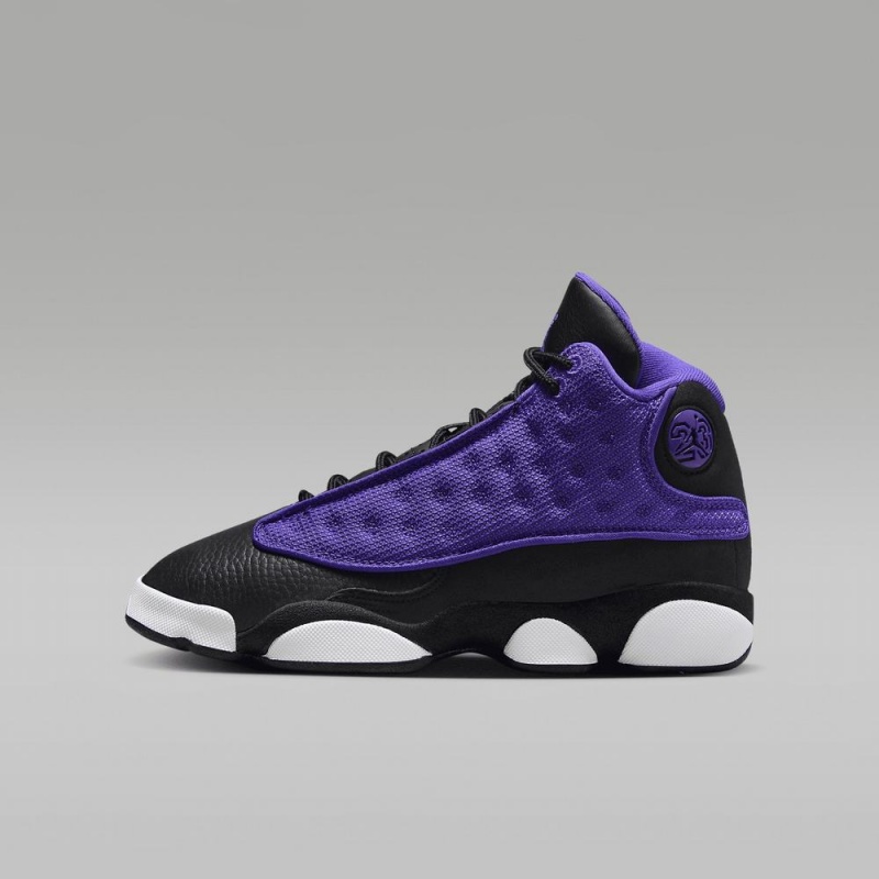 Nike Air Jordan 13 Retro Schoenen Kinderen Paars Zwart Nederland | 683125-HCU