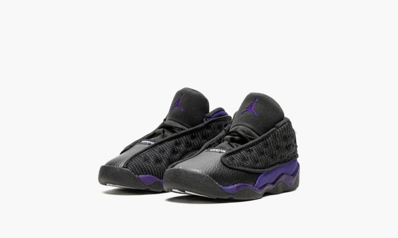 Nike Air Jordan 13 Retro TD 'Court Purple' Schoenen Kinderen Zwart Paars Wit Nederland | 679815-IAV
