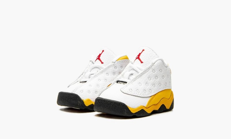 Nike Air Jordan 13 Retro TD 'Del Sol' Schoenen Kinderen Wit Rood Nederland | 593421-JTG