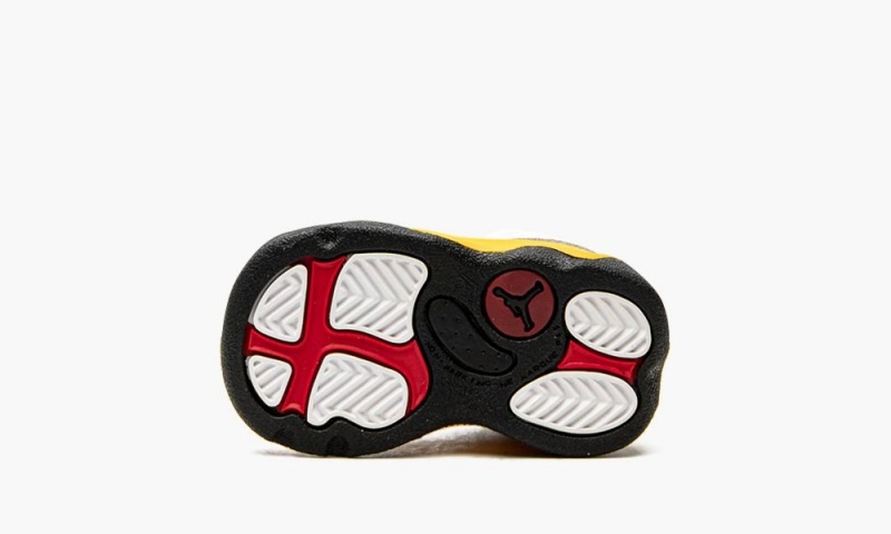Nike Air Jordan 13 Retro TD 'Del Sol' Schoenen Kinderen Wit Rood Nederland | 593421-JTG
