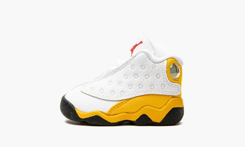 Nike Air Jordan 13 Retro TD \'Del Sol\' Schoenen Kinderen Wit Rood Nederland | 593421-JTG
