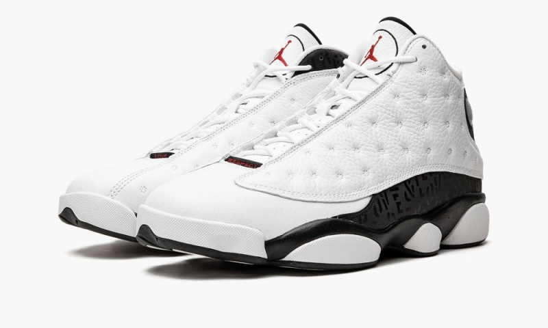 Nike Air Jordan 13 SNGL DAY 'Love and Respect - Singles Day' Schoenen Heren Wit Zwart Rood Nederland | 714380-ZUO