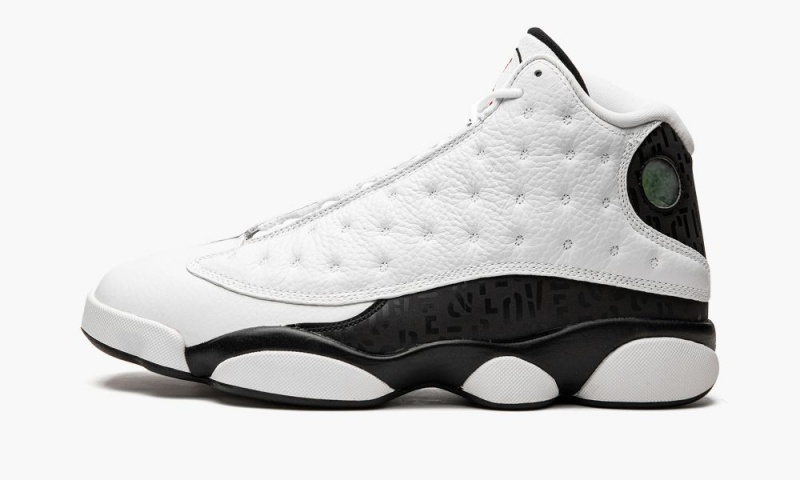 Nike Air Jordan 13 SNGL DAY \'Love and Respect - Singles Day\' Schoenen Heren Wit Zwart Rood Nederland | 714380-ZUO