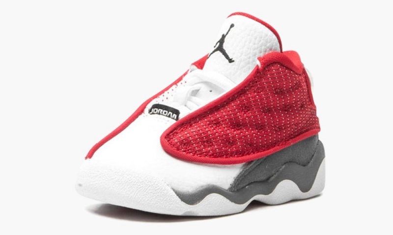 Nike Air Jordan 13 TD 'Red Flint' Schoenen Kinderen Rood Grijs Wit Zwart Nederland | 982173-CDV