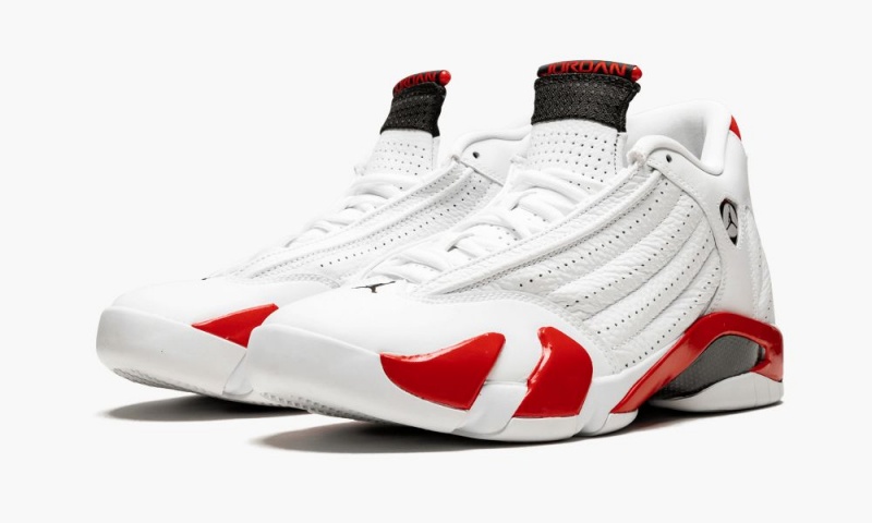 Nike Air Jordan 14 'Candy Cane' Schoenen Heren Wit Zwart Rood Nederland | 247305-WTC