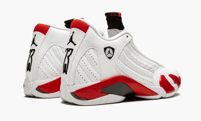 Nike Air Jordan 14 'Candy Cane' Schoenen Heren Wit Zwart Rood Nederland | 247305-WTC