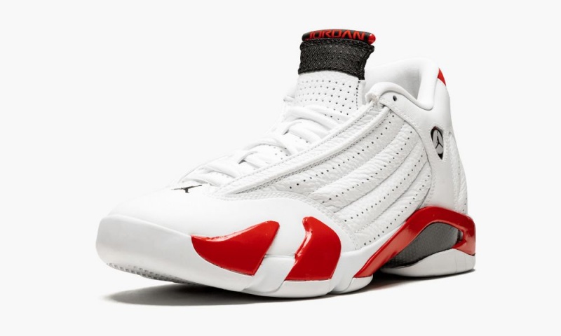 Nike Air Jordan 14 'Candy Cane' Schoenen Heren Wit Zwart Rood Nederland | 247305-WTC
