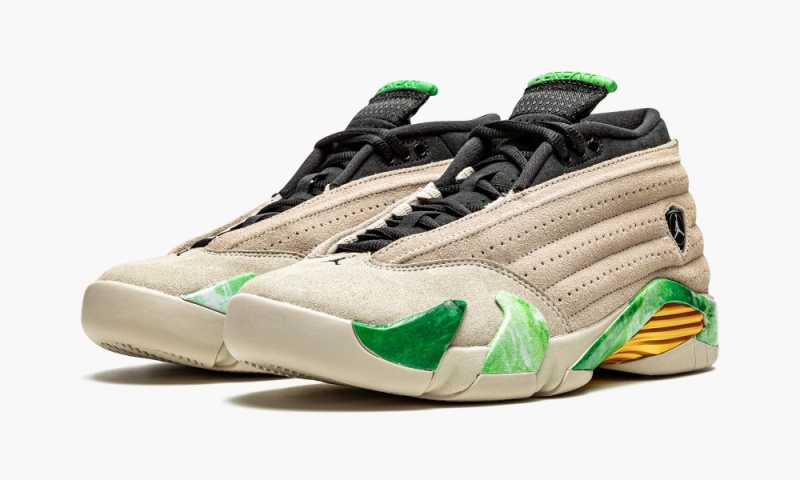 Nike Air Jordan 14 Low 'Aleali May' Schoenen Dames Lichtbruin Wit Nederland | 810967-LYB
