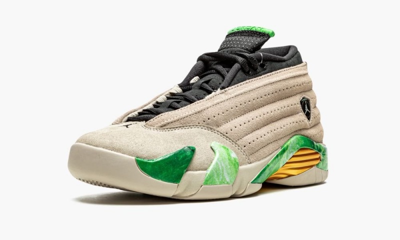 Nike Air Jordan 14 Low 'Aleali May' Schoenen Dames Lichtbruin Wit Nederland | 810967-LYB