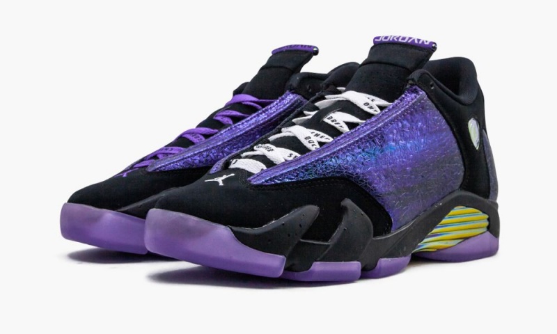 Nike Air Jordan 14 Retro DB (GS) 'Doernbecher' Schoenen Kinderen Zwart Wit Paars Gekleurd Nederland | 786342-HQX