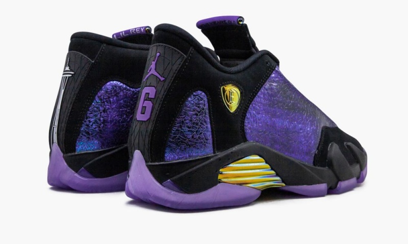Nike Air Jordan 14 Retro DB (GS) 'Doernbecher' Schoenen Kinderen Zwart Wit Paars Gekleurd Nederland | 786342-HQX