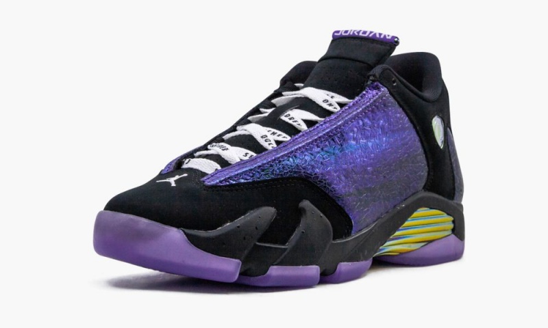 Nike Air Jordan 14 Retro DB (GS) 'Doernbecher' Schoenen Kinderen Zwart Wit Paars Gekleurd Nederland | 786342-HQX