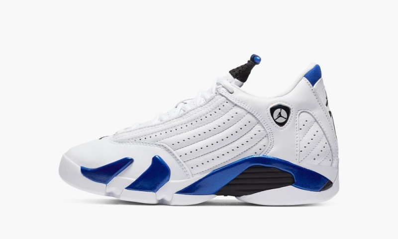 Nike Air Jordan 14 Retro GS \'Hyper Royal\' Schoenen Kinderen Wit Zwart Koningsblauw Nederland | 693507-YAR