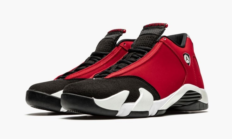 Nike Air Jordan 14 Retro 'Gym Red' Schoenen Heren Zwart Wit Rood Nederland | 407291-TER