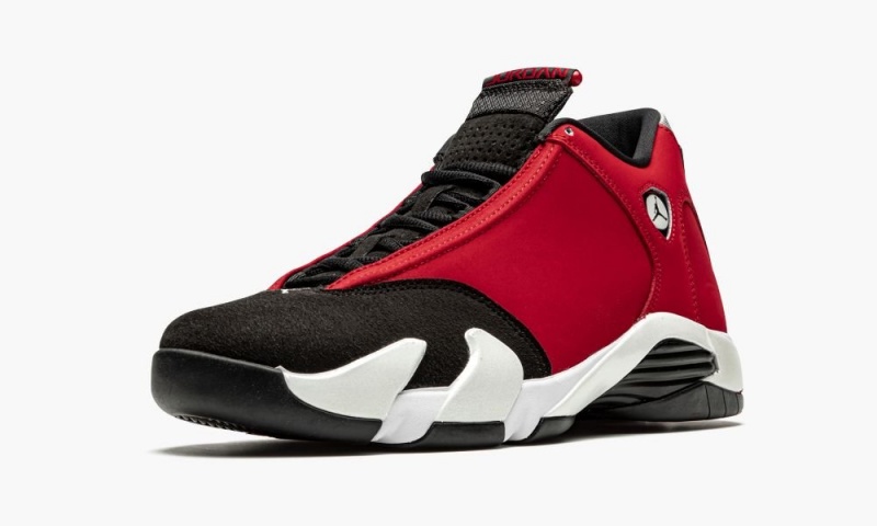 Nike Air Jordan 14 Retro 'Gym Red' Schoenen Heren Zwart Wit Rood Nederland | 407291-TER