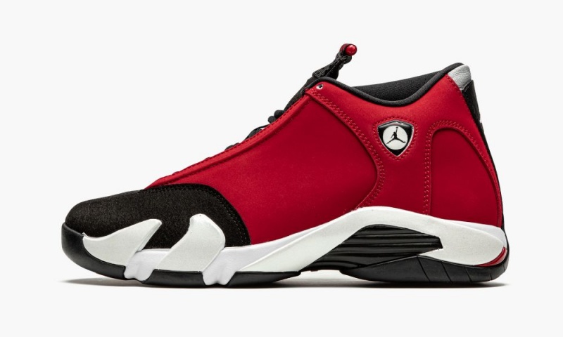 Nike Air Jordan 14 Retro \'Gym Red\' Schoenen Heren Zwart Wit Rood Nederland | 407291-TER
