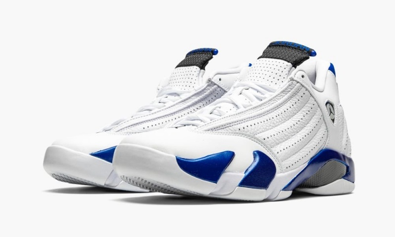 Nike Air Jordan 14 Retro 'Hyper Royal' Schoenen Heren Wit Koningsblauw Zwart Nederland | 514268-SUH