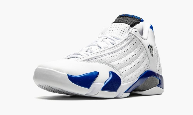 Nike Air Jordan 14 Retro 'Hyper Royal' Schoenen Heren Wit Koningsblauw Zwart Nederland | 514268-SUH