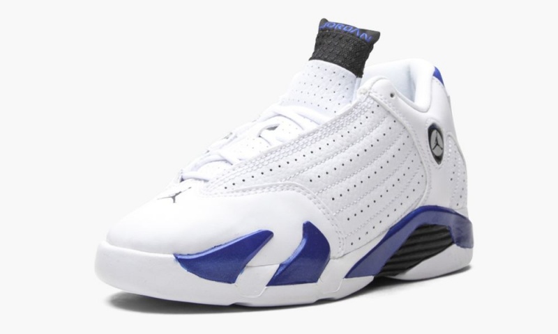 Nike Air Jordan 14 Retro PS 'Hyper Royal' Schoenen Kinderen Wit Zwart Koningsblauw Nederland | 640938-GXW