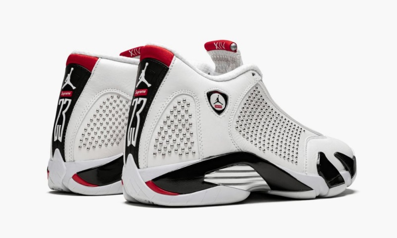 Nike Air Jordan 14 Retro 'Supreme' Schoenen Heren Wit Zwart Rood Nederland | 190375-JYC