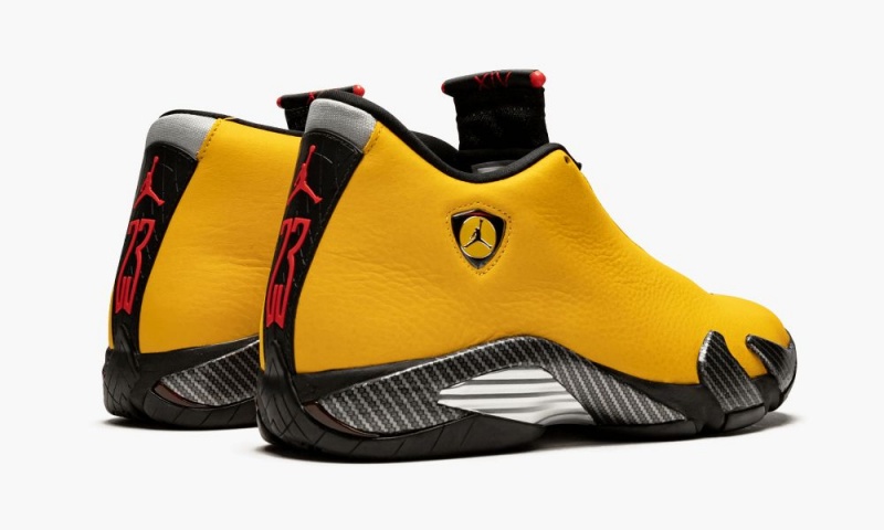 Nike Air Jordan 14 'Yellow Ferrari' Schoenen Heren Goud Zwart Rood Nederland | 638024-QZI