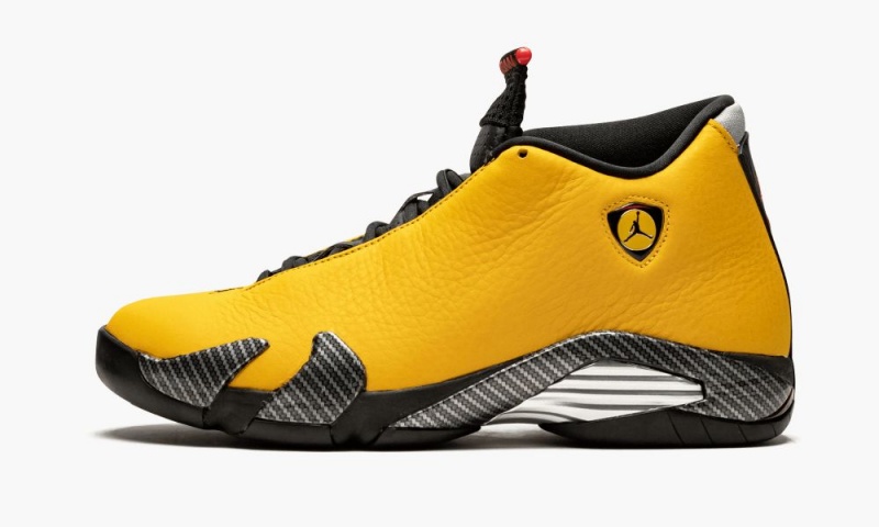 Nike Air Jordan 14 \'Yellow Ferrari\' Schoenen Heren Goud Zwart Rood Nederland | 638024-QZI
