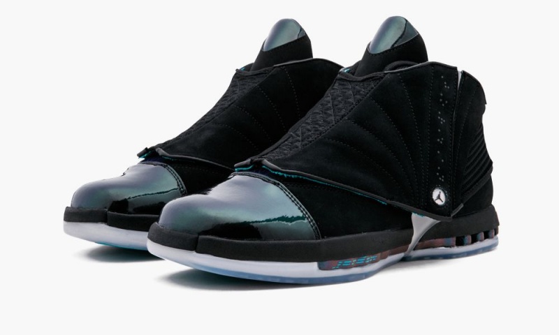 Nike Air Jordan 16 Retro CEO Schoenen Heren Zwart Metal Zilver Nederland | 168075-JVZ