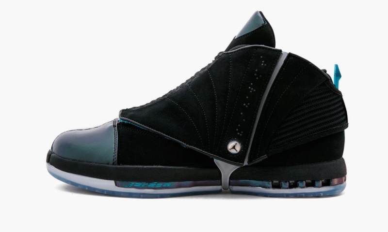 Nike Air Jordan 16 Retro CEO Schoenen Heren Zwart Metal Zilver Nederland | 168075-JVZ