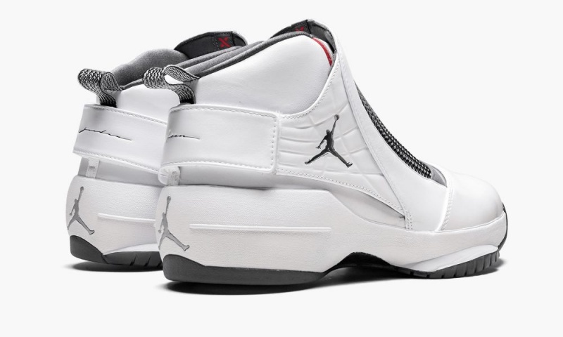 Nike Air Jordan 19 Retro Schoenen Heren Wit Grijs Nederland | 410795-JGC