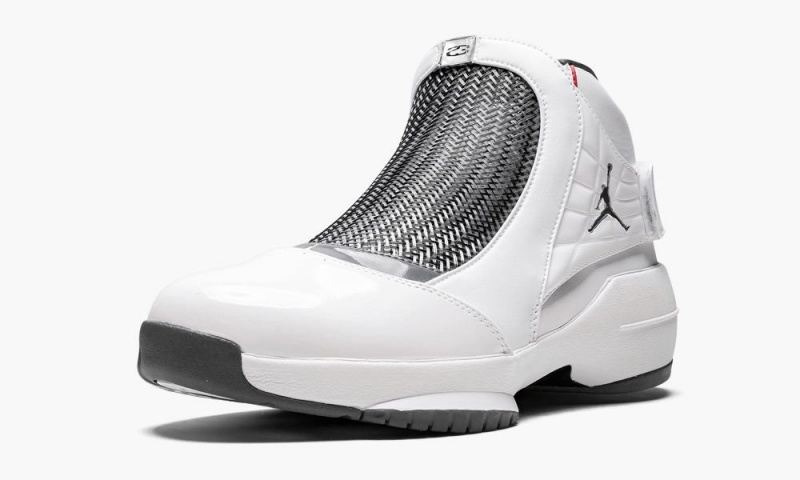 Nike Air Jordan 19 Retro Schoenen Heren Wit Grijs Nederland | 410795-JGC