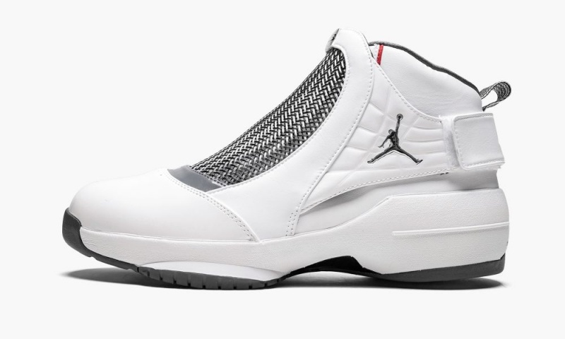Nike Air Jordan 19 Retro Schoenen Heren Wit Grijs Nederland | 410795-JGC