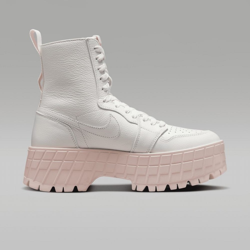 Nike Air Jordan 1 Brooklyn Schoenen Dames Wit Roze Nederland | 752906-FJQ