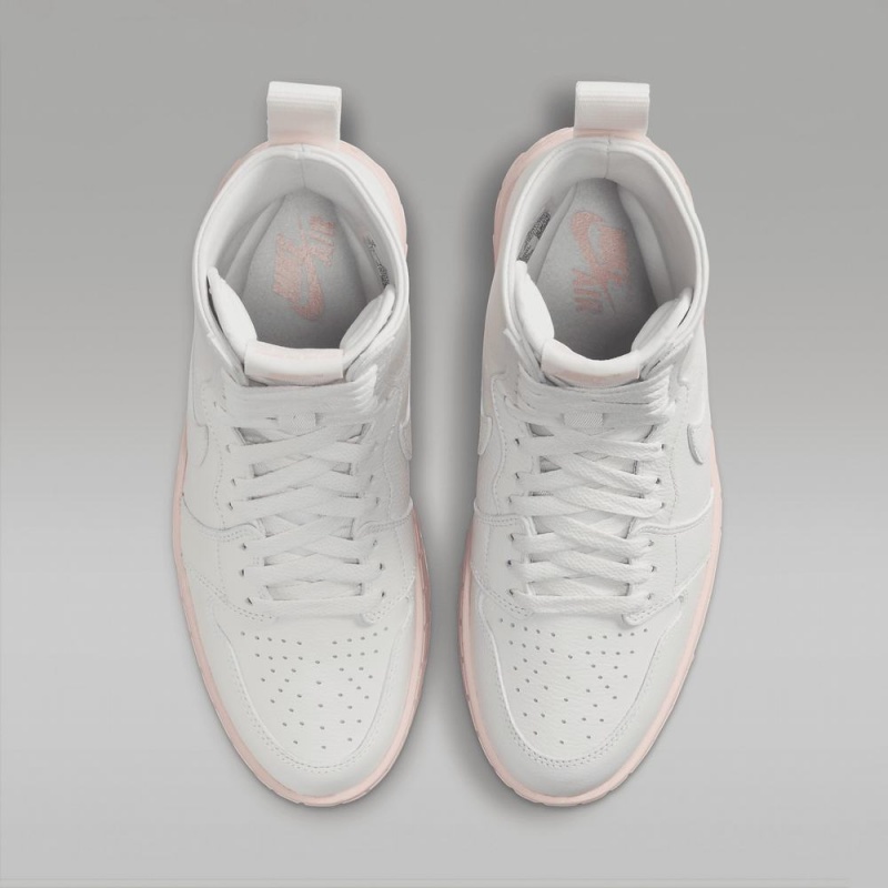 Nike Air Jordan 1 Brooklyn Schoenen Dames Wit Roze Nederland | 752906-FJQ