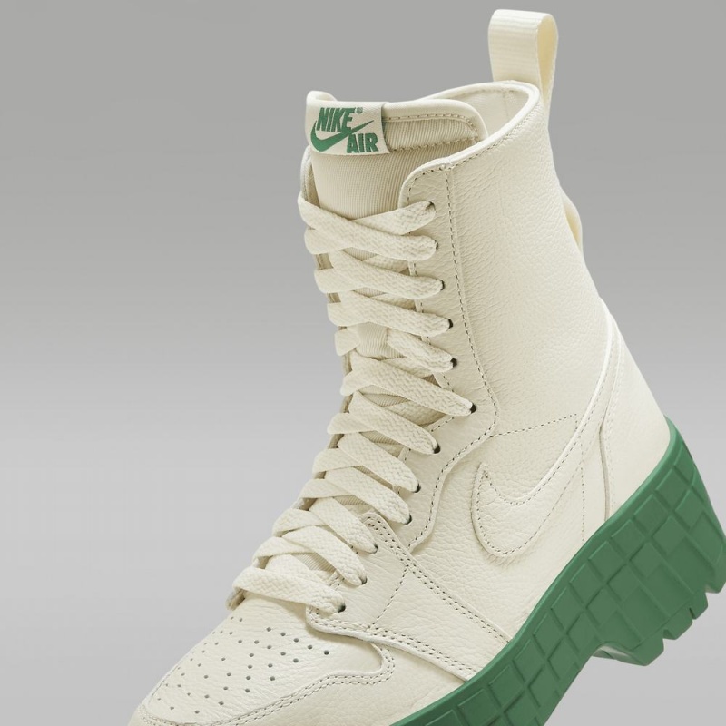 Nike Air Jordan 1 Brooklyn Schoenen Dames Wit Groen Nederland | 214385-UGI