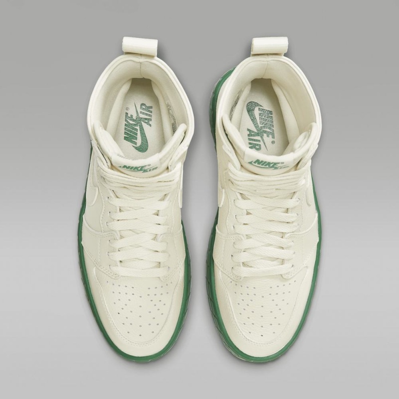 Nike Air Jordan 1 Brooklyn Schoenen Dames Wit Groen Nederland | 214385-UGI