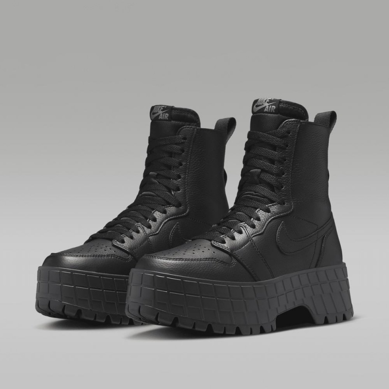 Nike Air Jordan 1 Brooklyn Schoenen Dames Zwart Nederland | 420395-ROK