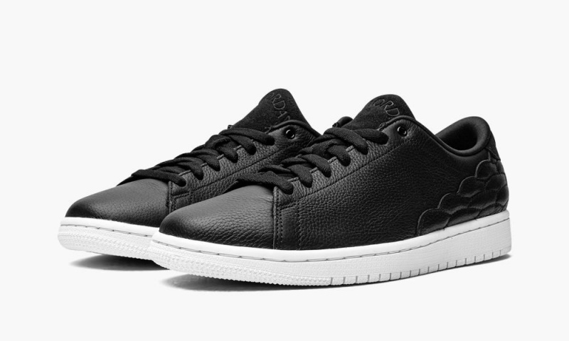 Nike Air Jordan 1 Centre Court Schoenen Heren Zwart Wit Nederland | 174809-TUP