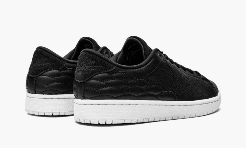 Nike Air Jordan 1 Centre Court Schoenen Heren Zwart Wit Nederland | 174809-TUP
