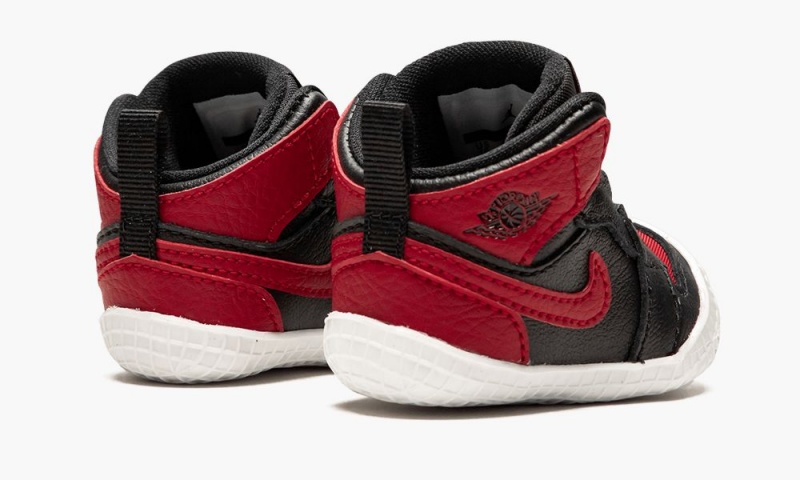 Nike Air Jordan 1 Crib Bootie 'BRED' Schoenen Kinderen Zwart Rood Nederland | 816037-LIV
