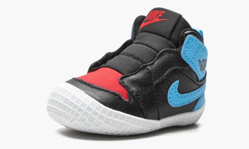 Nike Air Jordan 1 Crib Bootie 'UNC to Chicago' Schoenen Kinderen Zwart Donkerblauw Rood Nederland | 739104-UNP