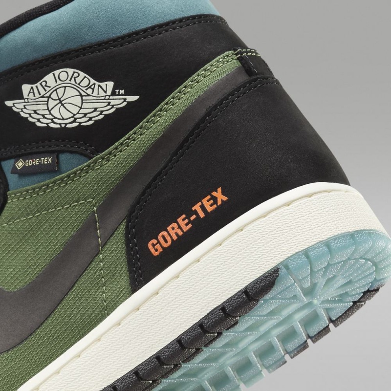 Nike Air Jordan 1 Element Schoenen Heren Zwart Blauw Olijfgroen Nederland | 467139-WOS