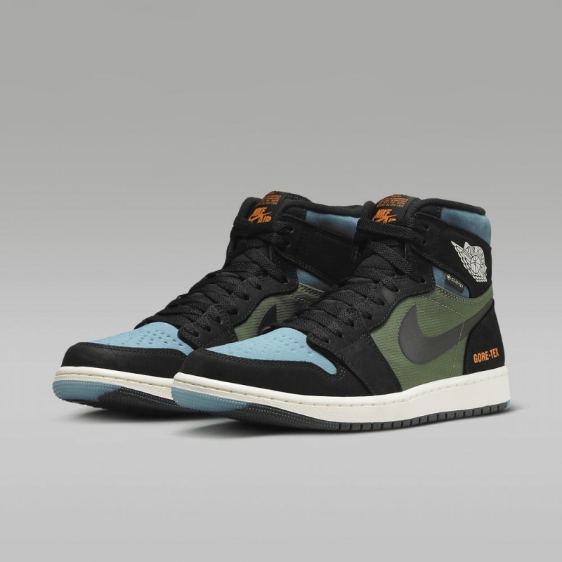 Nike Air Jordan 1 Element Schoenen Heren Zwart Blauw Olijfgroen Nederland | 467139-WOS
