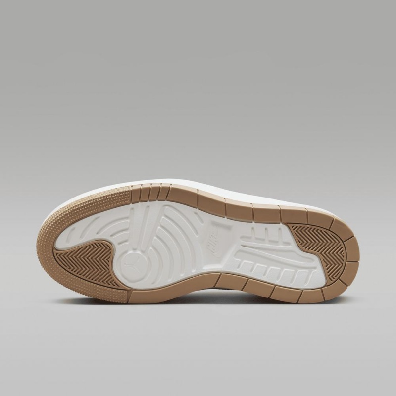 Nike Air Jordan 1 Elevate High Schoenen Dames Khaki Wit Nederland | 569280-YZB