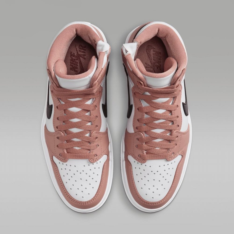 Nike Air Jordan 1 Elevate High Schoenen Dames Roze Wit Nederland | 463182-GPH