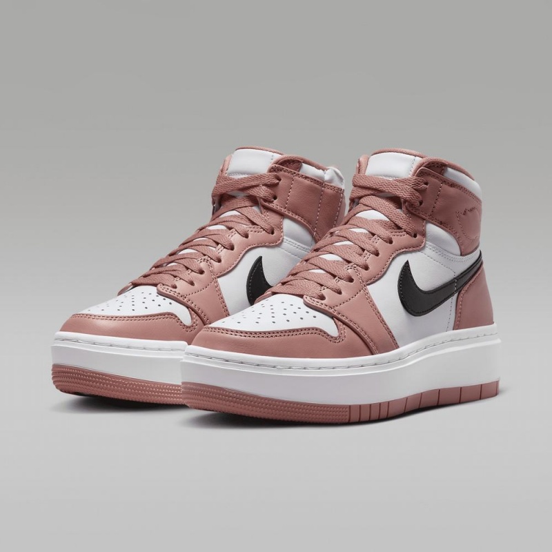 Nike Air Jordan 1 Elevate High Schoenen Dames Roze Wit Nederland | 463182-GPH