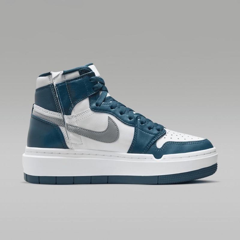 Nike Air Jordan 1 Elevate High Schoenen Dames Blauw Wit Lichtgrijs Nederland | 581974-RLN
