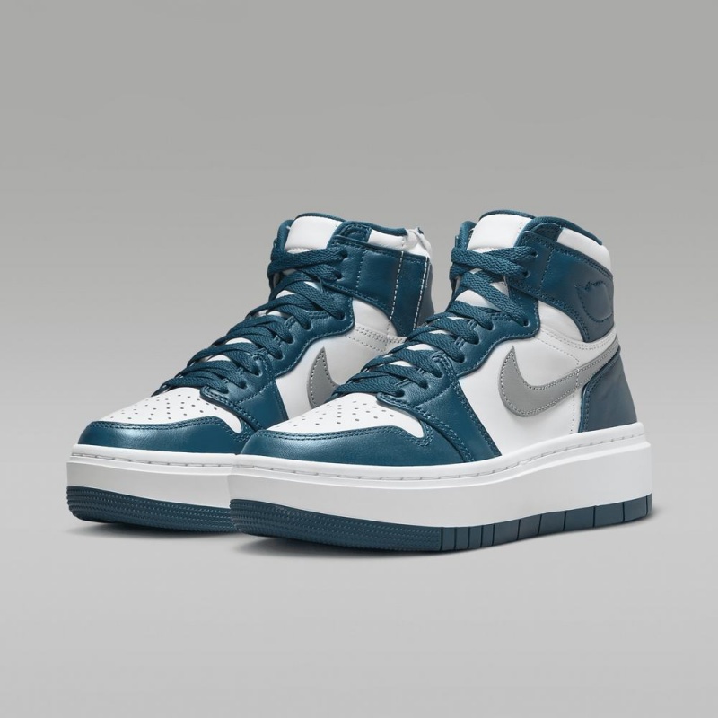 Nike Air Jordan 1 Elevate High Schoenen Dames Blauw Wit Lichtgrijs Nederland | 581974-RLN