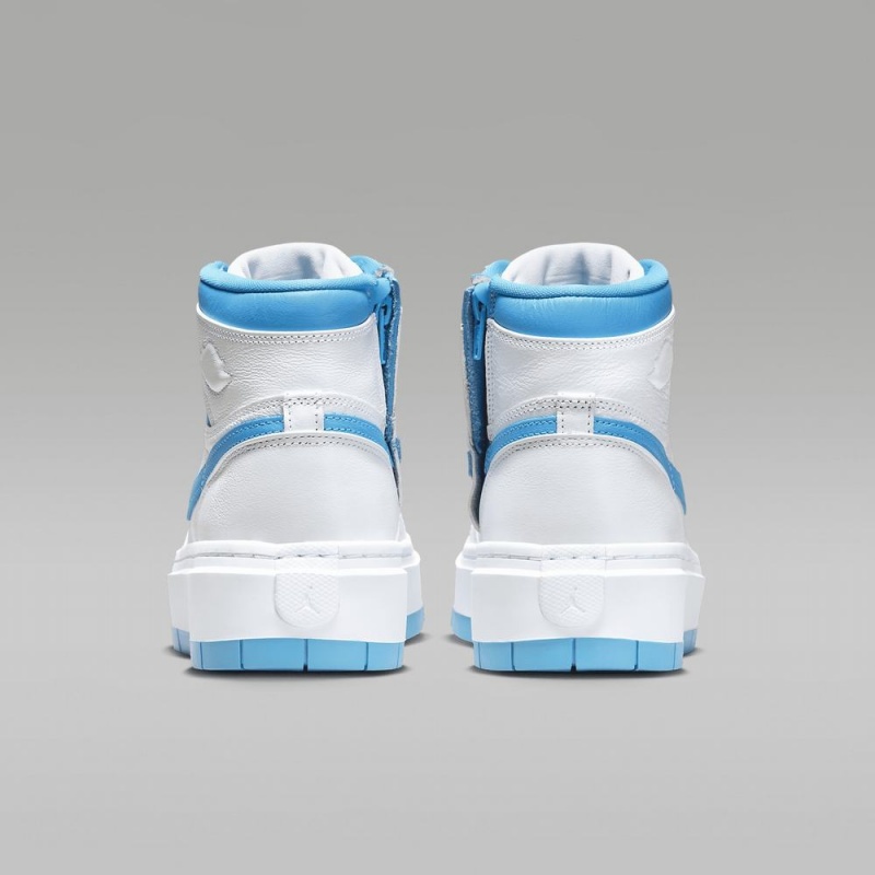 Nike Air Jordan 1 Elevate High Schoenen Dames Wit Wit Donkerblauw Nederland | 537402-WYH