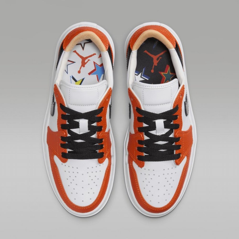 Nike Air Jordan 1 Elevate Low Schoenen Dames Oranje Wit Nederland | 175608-ITM