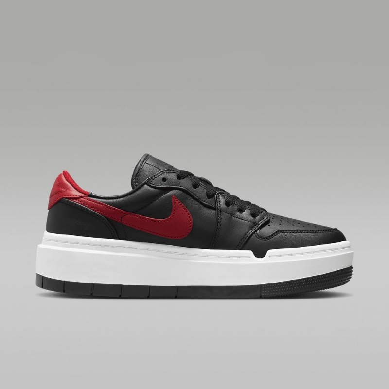 Nike Air Jordan 1 Elevate Low Schoenen Dames Zwart Rood Nederland | 279054-BCG